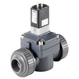 Burkert valve Aggressive media Type 0142 - Servo-assisted solenoid valve 